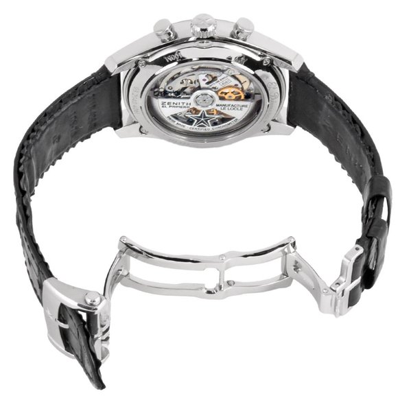 Zenith 03.2040.4061/52.C700 Chronomaster 1969 El Primero Watch Automatic Blue... - Picture 5 of 8